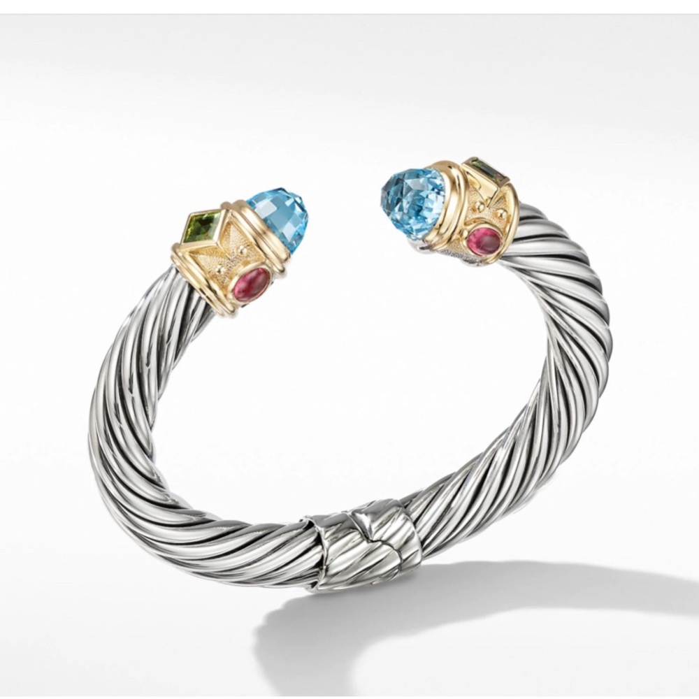 David Yurman Renaissance Cable Flex Sterling Silver Bracelet